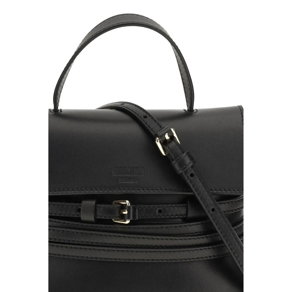 Moschino Sample Sale Moschino Black Calf Leather Bos Taurus Handbag - | Designer outlet