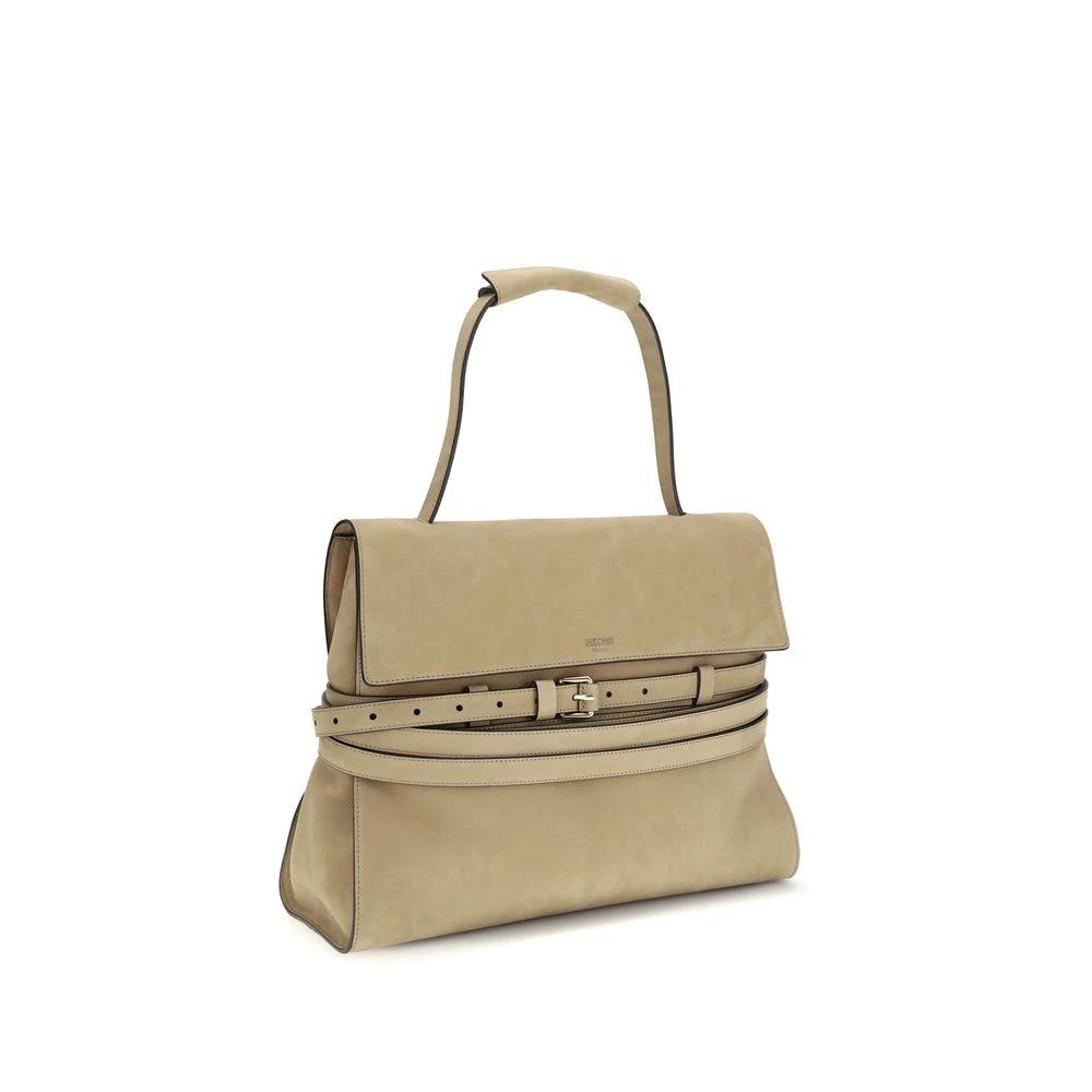Moschino Sample Sale Moschino Beige Calf Leather Bos Taurus Handbag - | Designer outlet