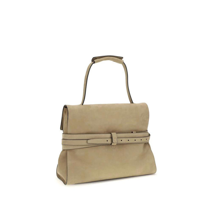 Moschino Sample Sale Moschino Beige Calf Leather Bos Taurus Handbag - | Designer outlet