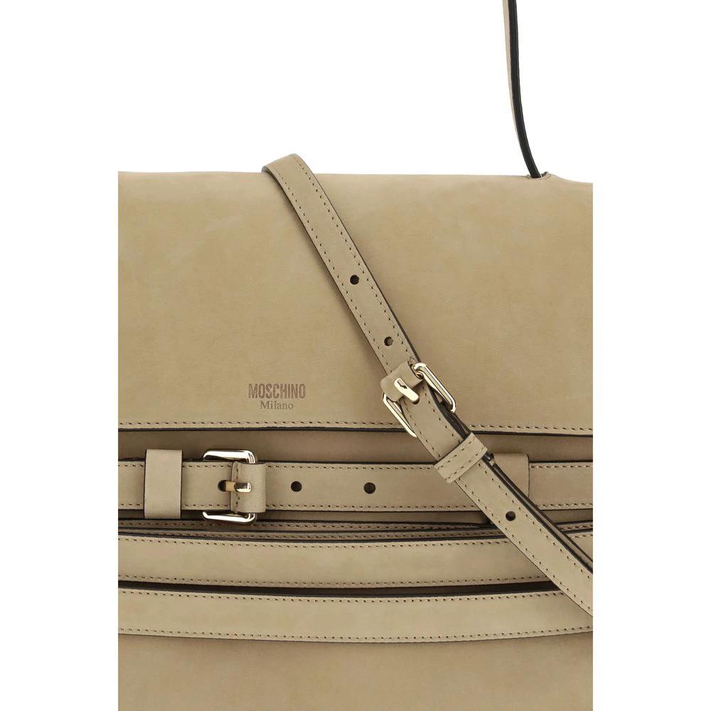 Moschino Sample Sale Moschino Beige Calf Leather Bos Taurus Handbag - | Designer outlet