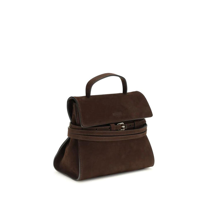 Moschino Sample Sale Moschino Brown Calf Leather Bos Taurus Handbag - | Designer outlet