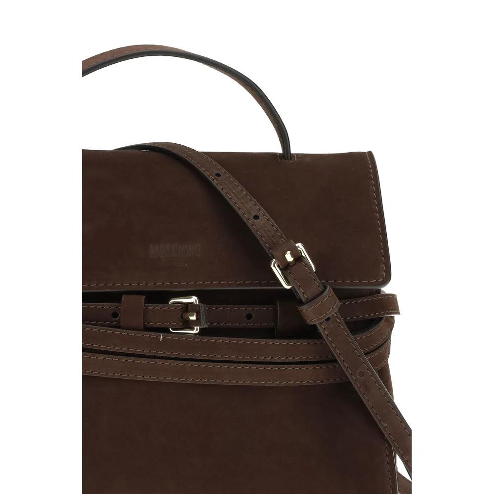 Moschino Sample Sale Moschino Brown Calf Leather Bos Taurus Handbag - | Designer outlet