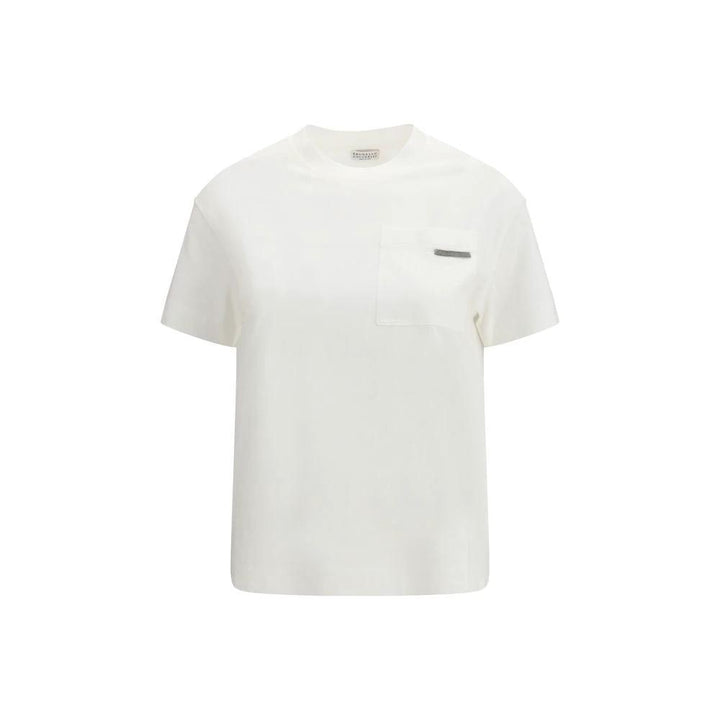 Brunello Cucinelli Sample Sale Brunello Cucinelli White Cotton T-Shirt - | Designer outlet