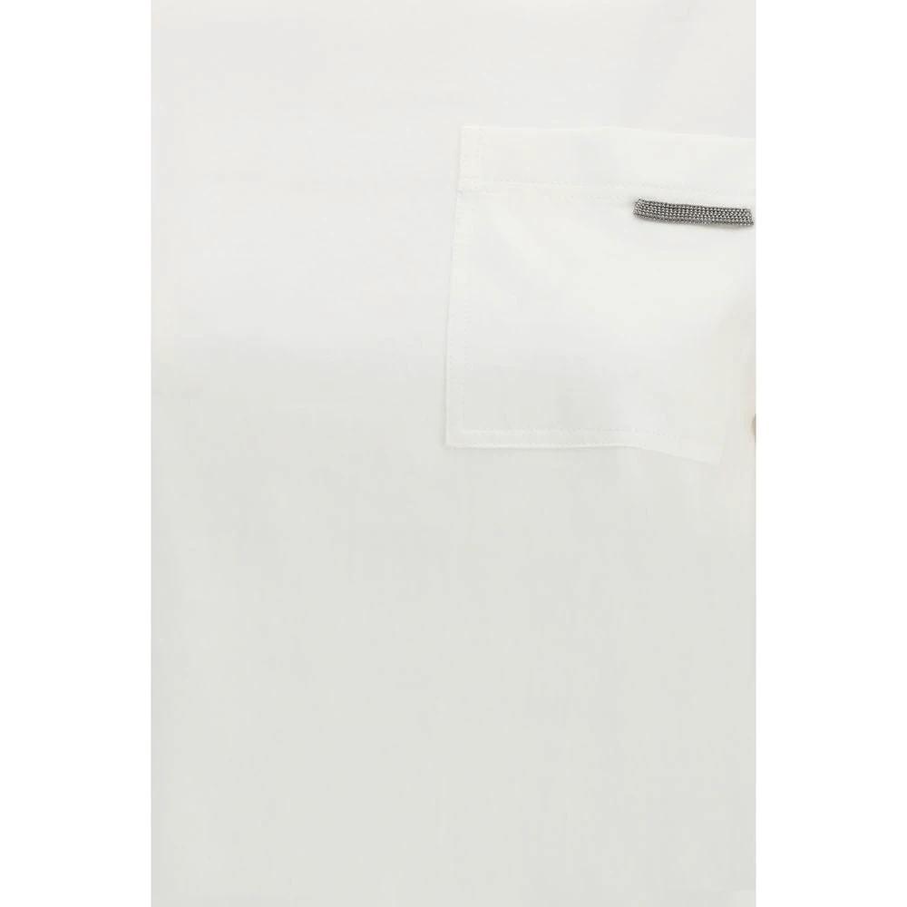 Brunello Cucinelli Sample Sale Brunello Cucinelli White Cotton T-Shirt - | Designer outlet