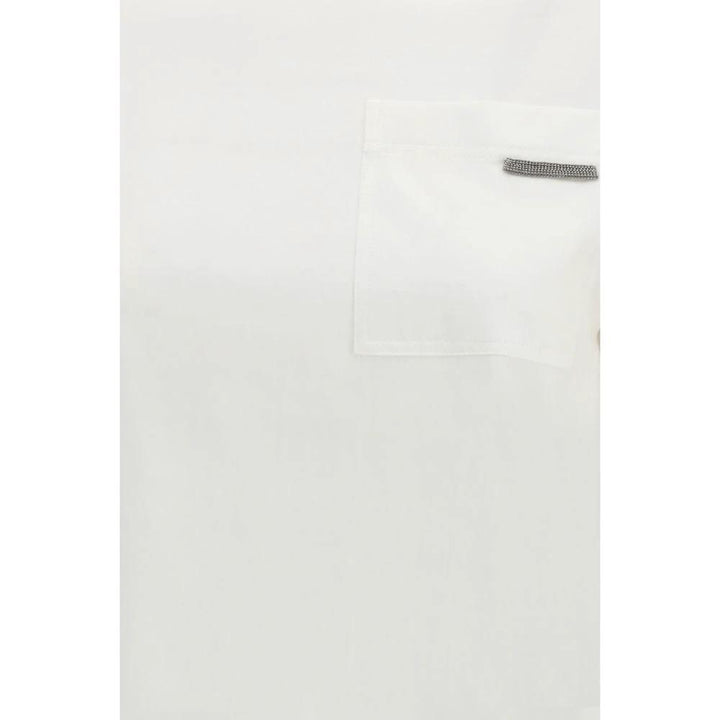 Brunello Cucinelli Sample Sale Brunello Cucinelli White Cotton T-Shirt - | Designer outlet