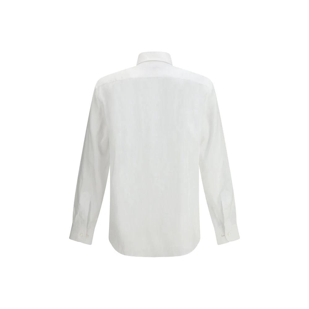 Etro Sample Sale Etro White Linen Dress Shirt - | Designer outlet