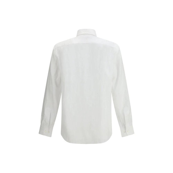 Etro Sample Sale Etro White Linen Dress Shirt - | Designer outlet