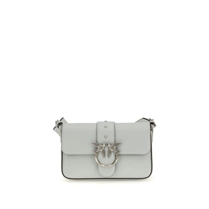 PINKO Sample Sale PINKO Gray Calf Leather Bos Taurus Shoulder Bag - | Designer outlet