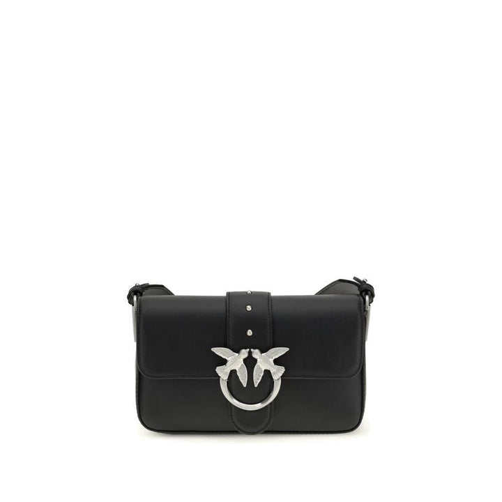 PINKO Sample Sale PINKO Black Calf Leather Bos Taurus Shoulder Bag - | Designer outlet