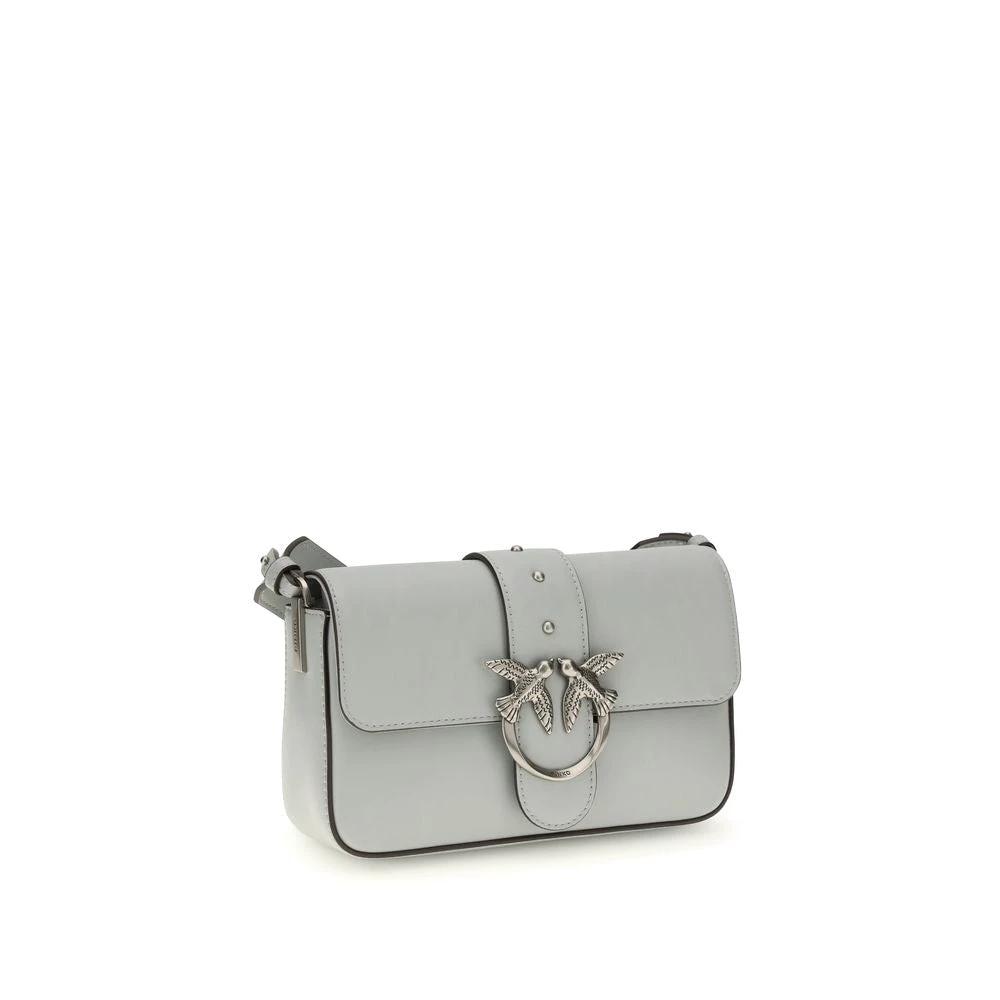 PINKO Sample Sale PINKO Gray Calf Leather Bos Taurus Shoulder Bag - | Designer outlet