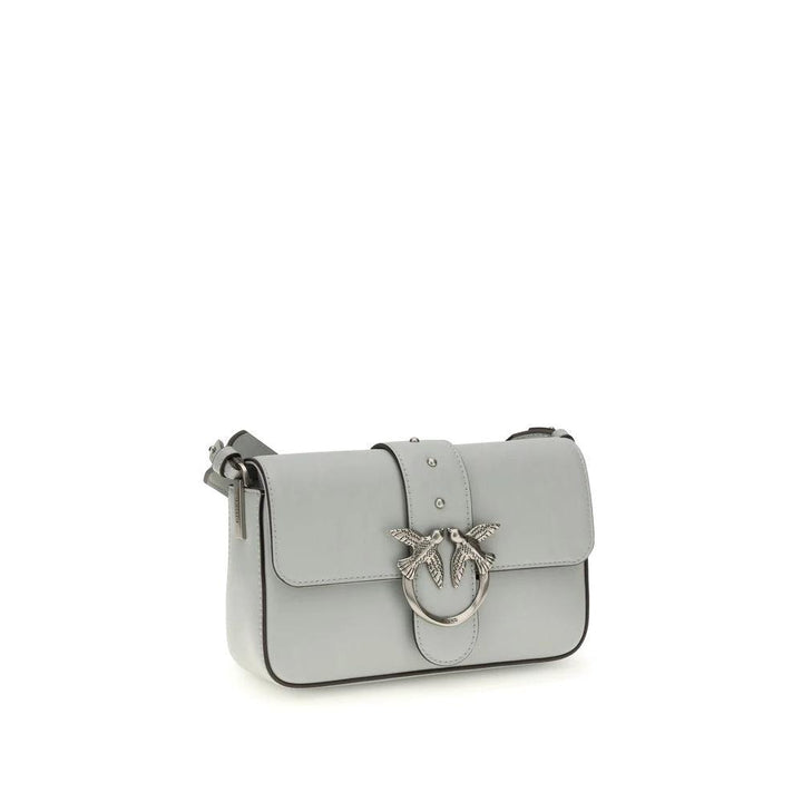 PINKO Sample Sale PINKO Gray Calf Leather Bos Taurus Shoulder Bag - | Designer outlet