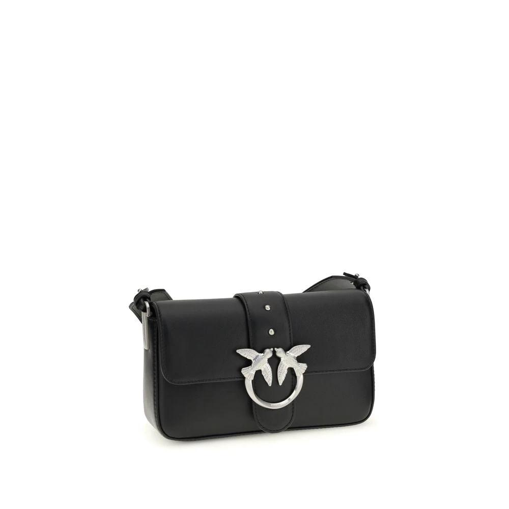 PINKO Sample Sale PINKO Black Calf Leather Bos Taurus Shoulder Bag - | Designer outlet