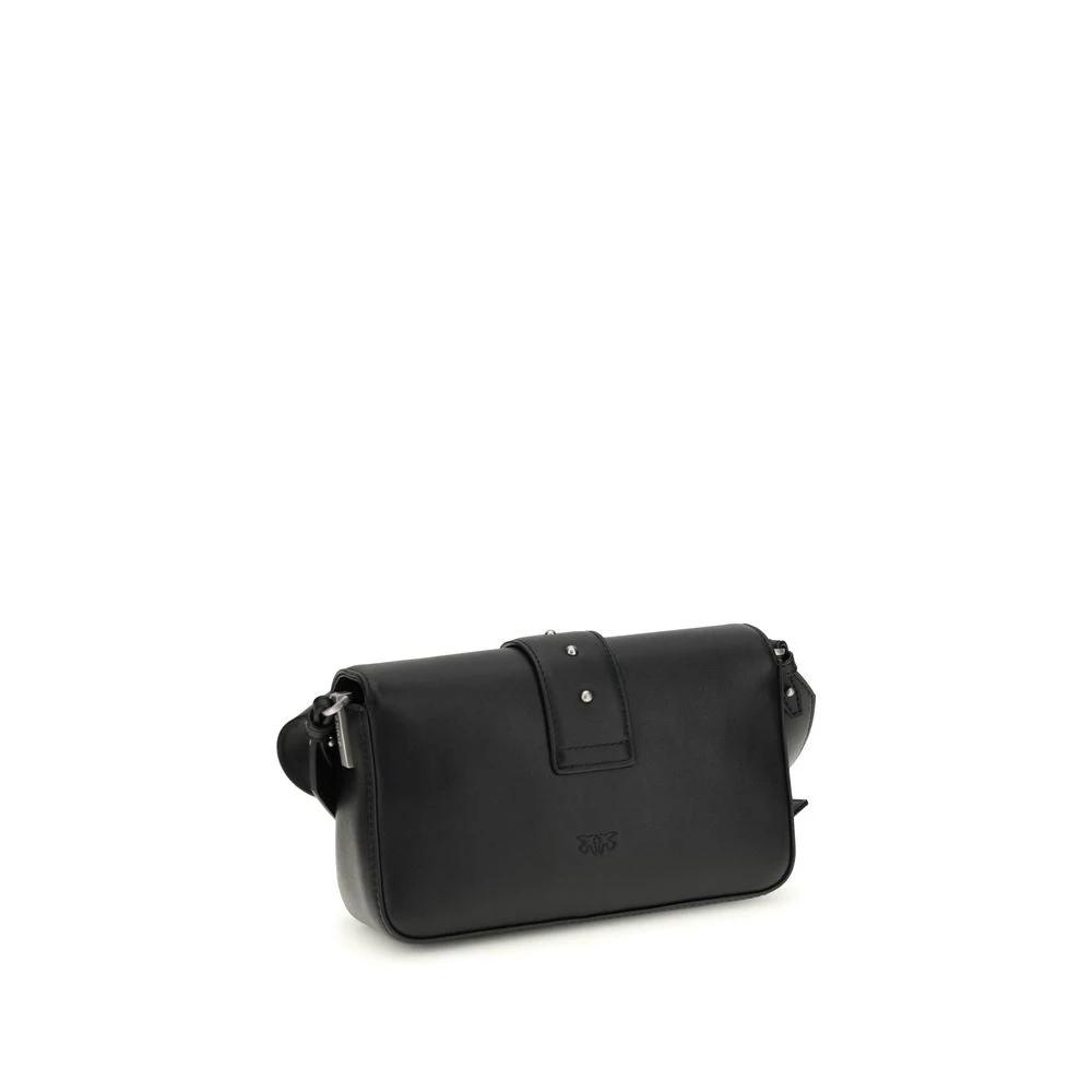 PINKO Sample Sale PINKO Black Calf Leather Bos Taurus Shoulder Bag - | Designer outlet