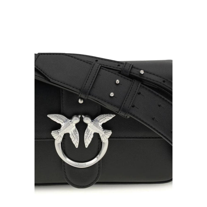 PINKO Sample Sale PINKO Black Calf Leather Bos Taurus Shoulder Bag - | Designer outlet