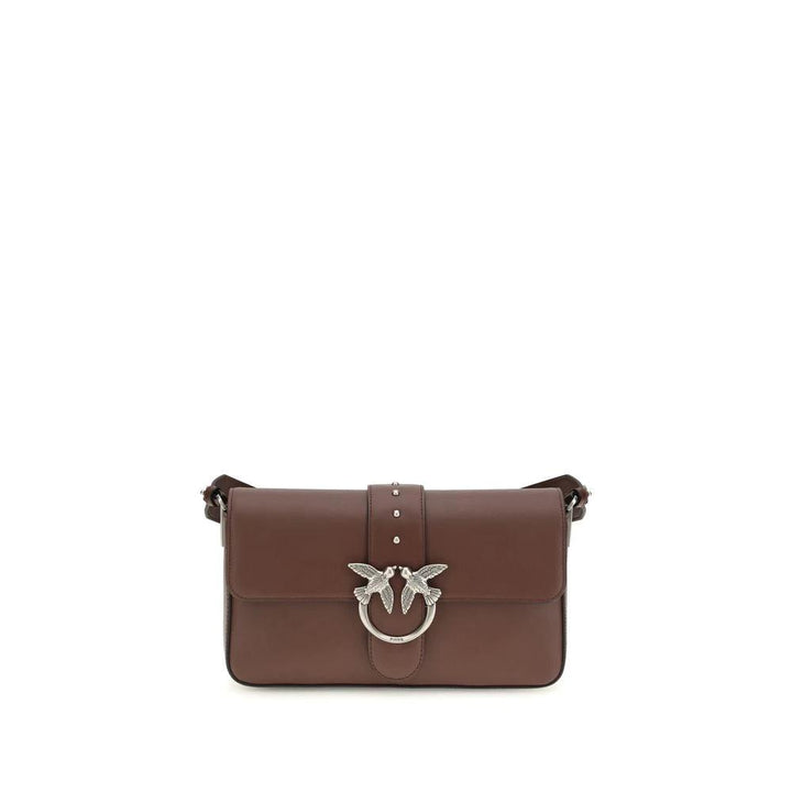 PINKO Sample Sale PINKO Brown Leather Shoulder Bag - | Designer outlet