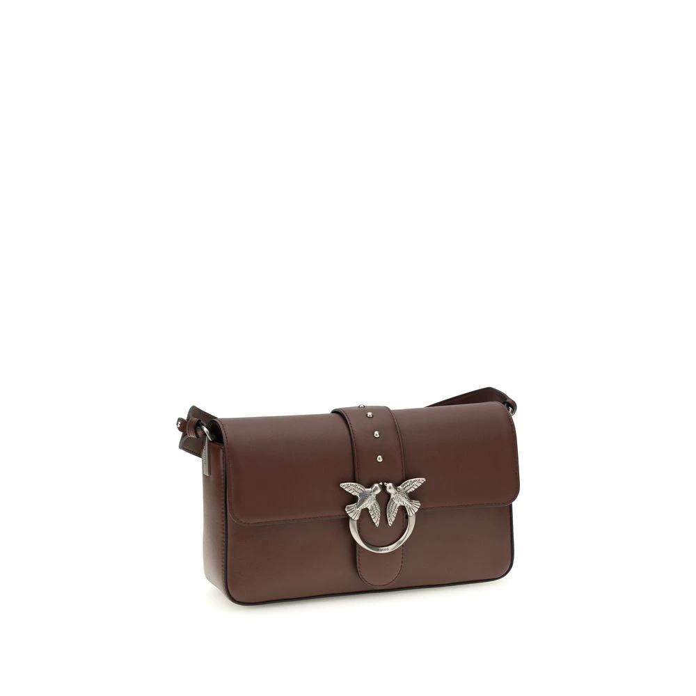 PINKO Sample Sale PINKO Brown Leather Shoulder Bag - | Designer outlet