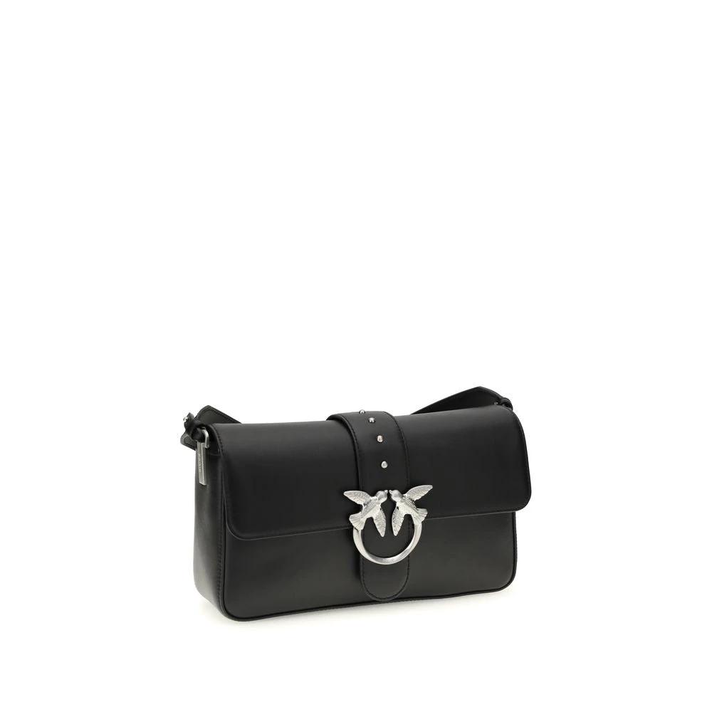 PINKO Sample Sale PINKO Black Leather Shoulder Bag - | Designer outlet