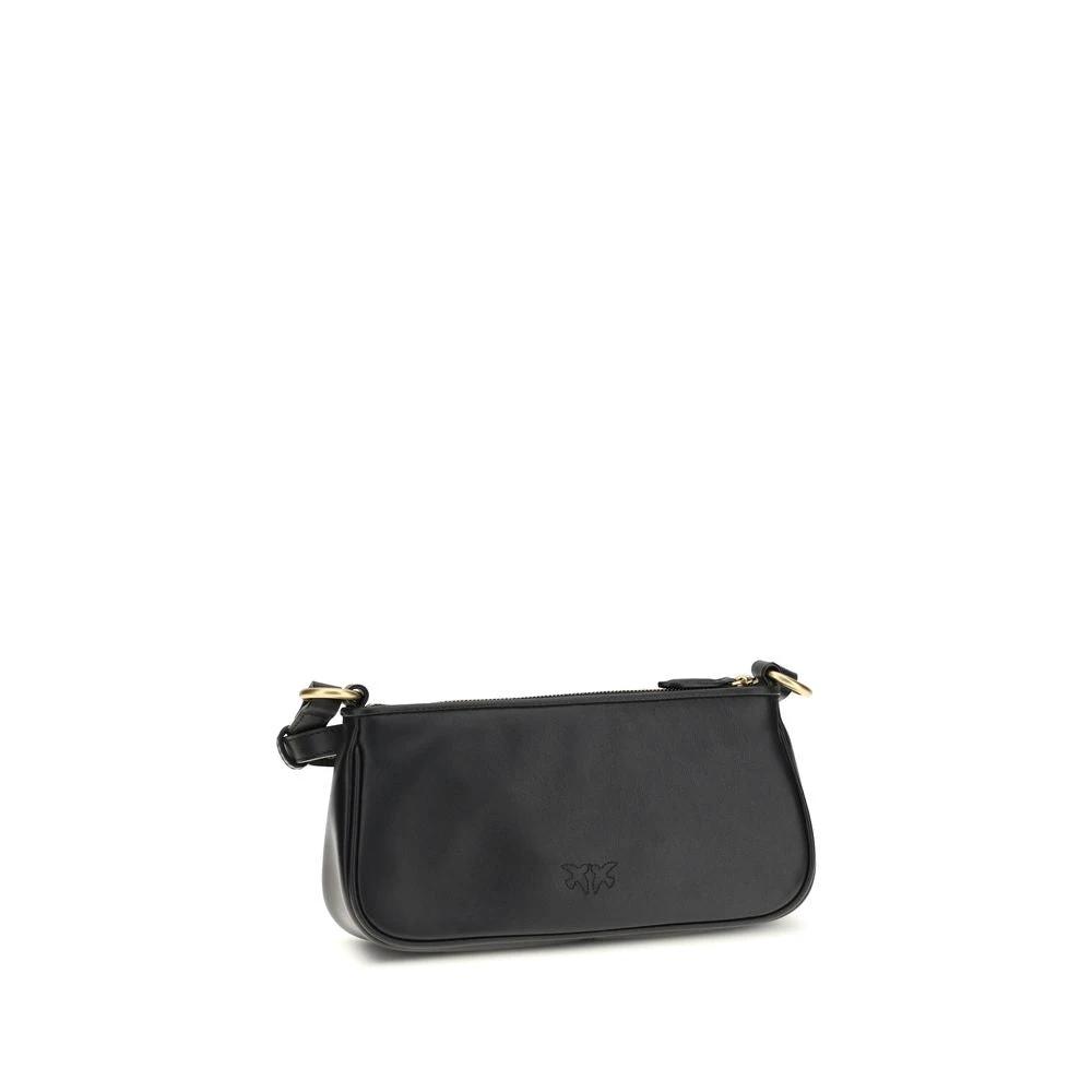 PINKO Sample Sale PINKO Black Calf Leather Bos Taurus Shoulder Bag - | Designer outlet
