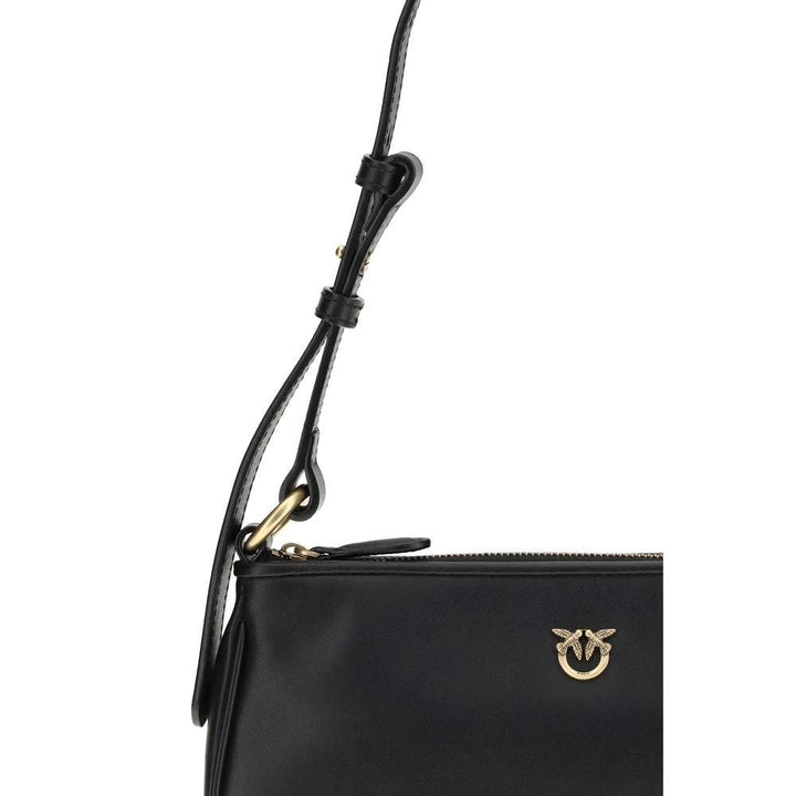 PINKO Sample Sale PINKO Black Calf Leather Bos Taurus Shoulder Bag - | Designer outlet