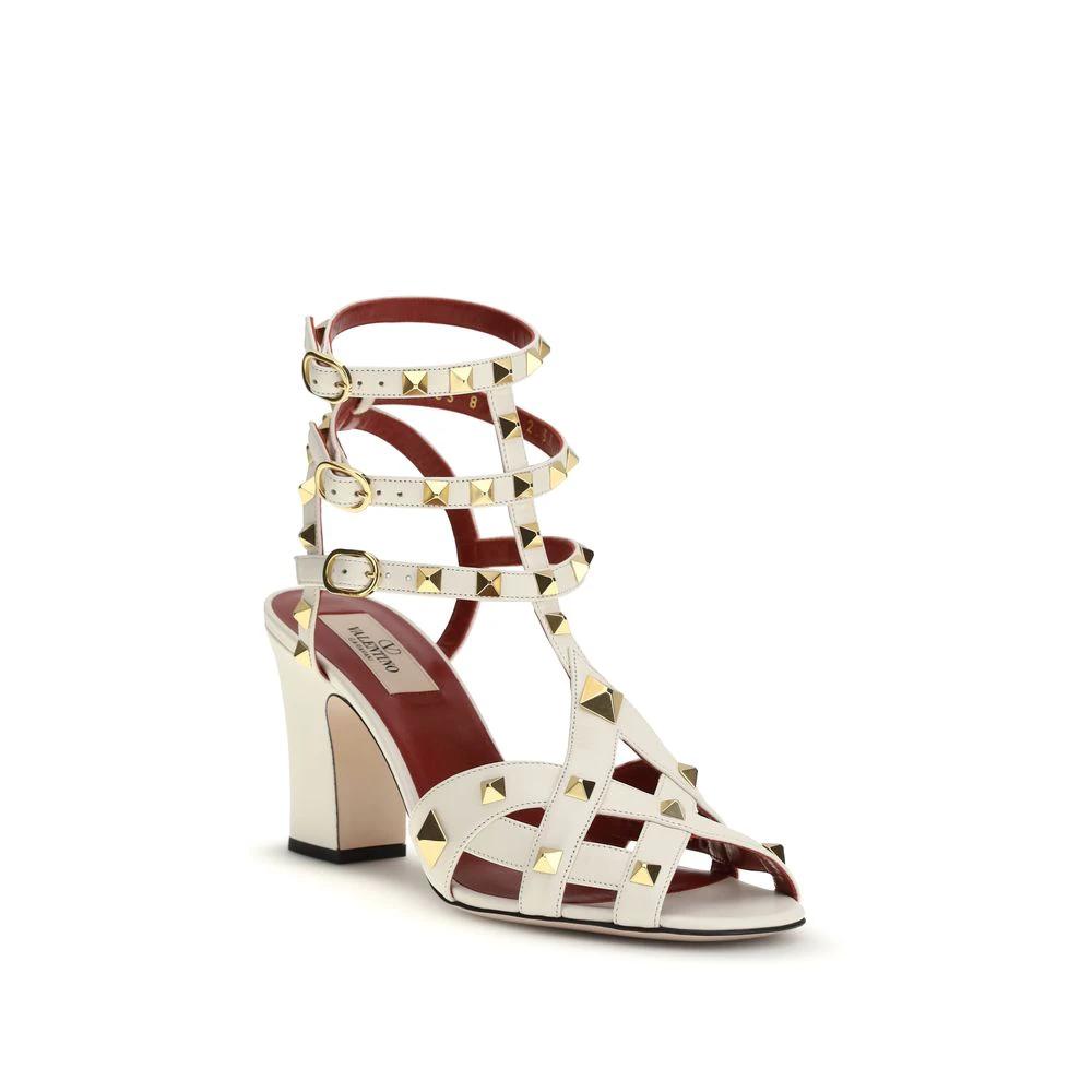 Valentino Garavani Sample Sale Valentino Garavani Brown Goatskin Stiletto Heel Sandals - | Designer outlet