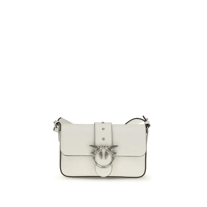 PINKO Sample Sale PINKO White Calf Leather Bos Taurus Shoulder Bag - | Designer outlet