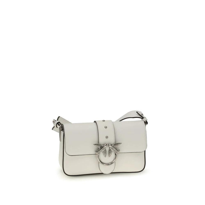 PINKO Sample Sale PINKO White Calf Leather Bos Taurus Shoulder Bag - | Designer outlet