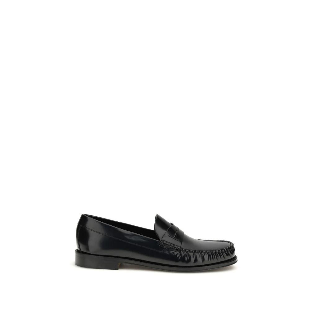 Tom Ford Sample Sale Tom Ford Black Calf Leather Bos Taurus Slip-On Loafers - | Designer outlet
