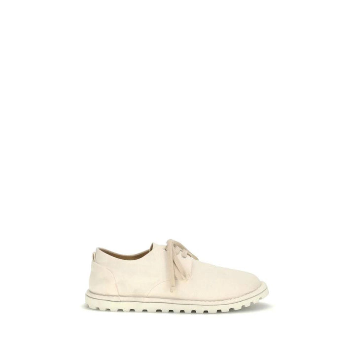 Marsell Sample Sale Marsell White Cotton Oxfords And Derbies - | Designer outlet