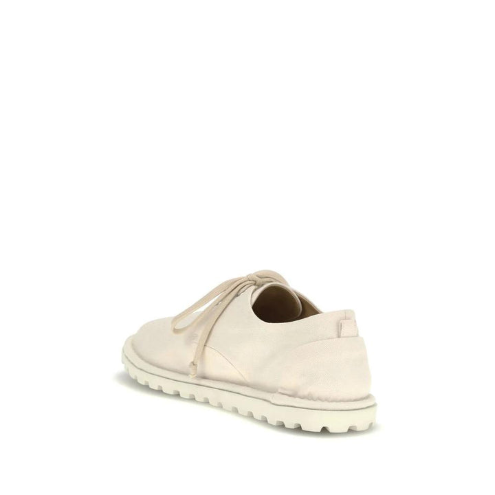 Marsell Sample Sale Marsell White Cotton Oxfords And Derbies - | Designer outlet