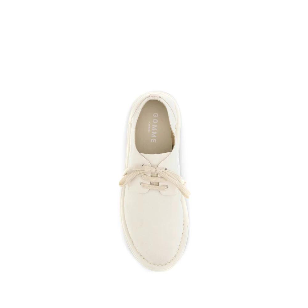 Marsell Sample Sale Marsell White Cotton Oxfords And Derbies - | Designer outlet