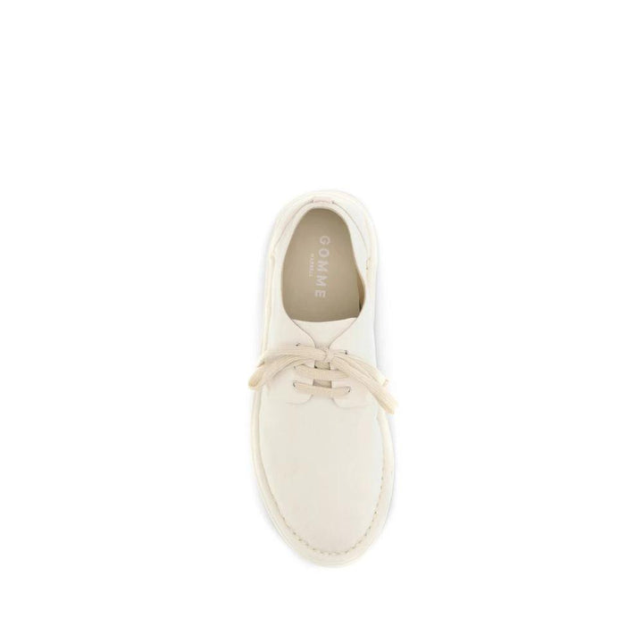 Marsell Sample Sale Marsell White Cotton Oxfords And Derbies - | Designer outlet