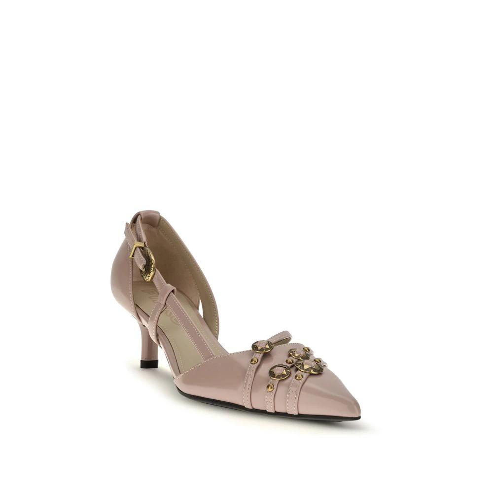 PINKO Sample Sale PINKO Multicolor Calf Leather Bos Taurus Mid Heel Pumps - | Designer outlet