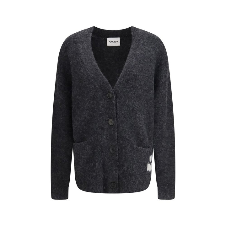 Marant Etoile Gray Alpaca Vicugna Pacos Cardigan