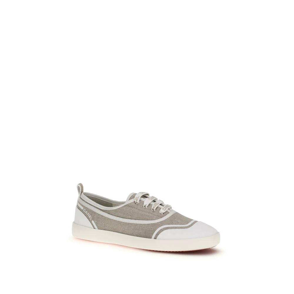 Carel Paris Sample Sale Carel Paris Beige Cotton Low Top Sneakers - | Designer outlet
