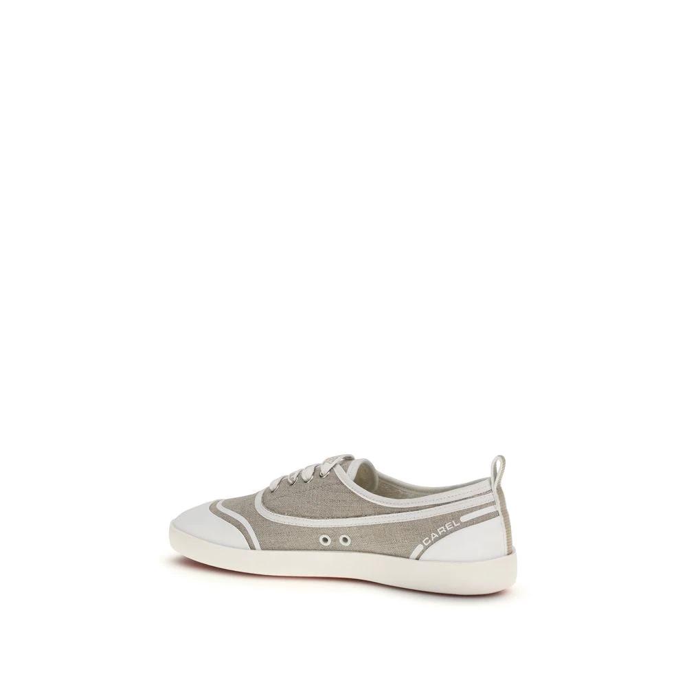 Carel Paris Sample Sale Carel Paris Beige Cotton Low Top Sneakers - | Designer outlet