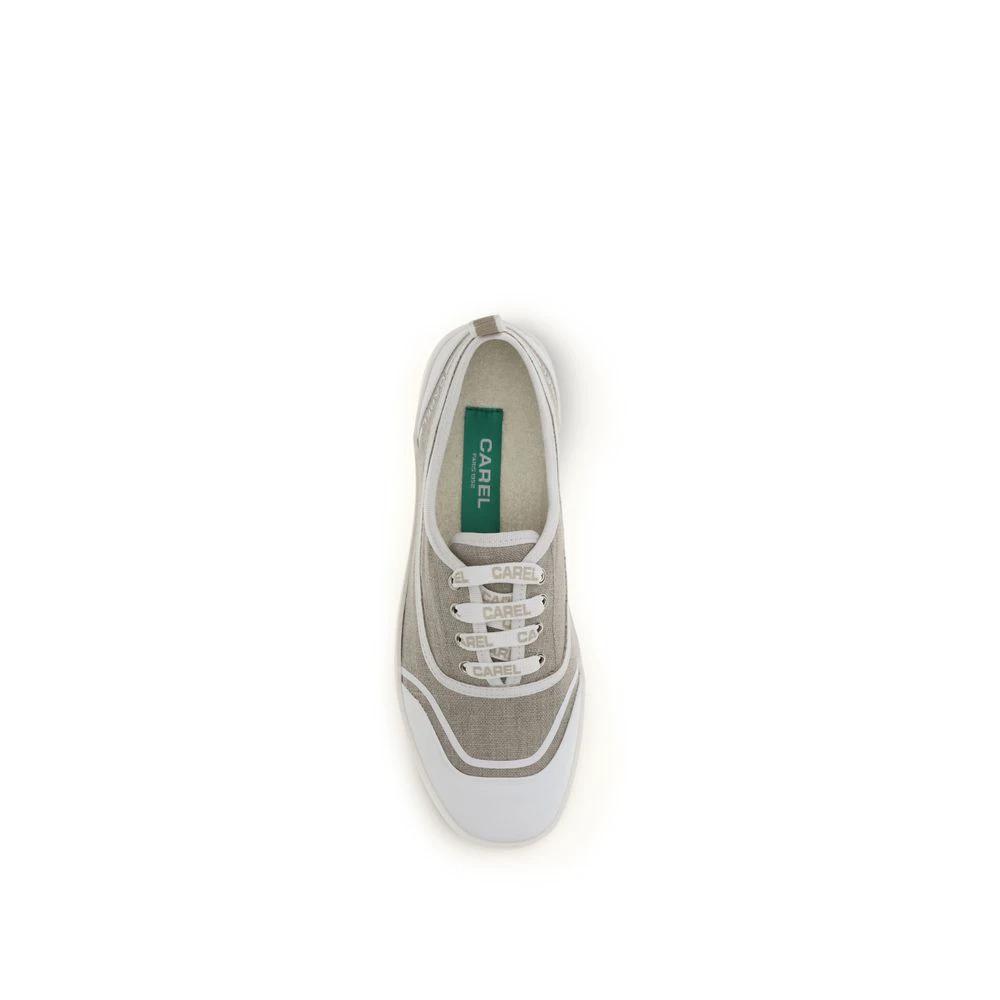 Carel Paris Sample Sale Carel Paris Beige Cotton Low Top Sneakers - | Designer outlet