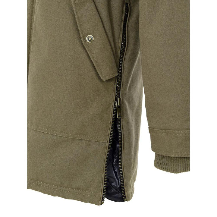 Moose Knuckles Sample Sale Moose Knuckles Green Cotton Parka - | Designer outlet