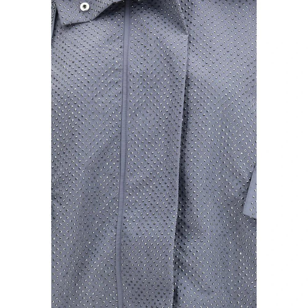 PINKO Sample Sale PINKO Blue Polyester Shell Jacket - | Designer outlet