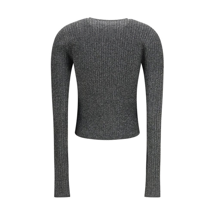 Amiri Black Viscose Cardigan