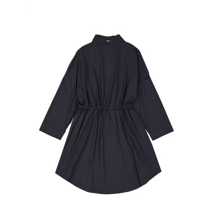 Herno Black Polyamide Coat