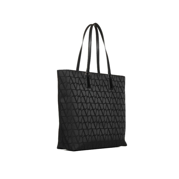 Valentino Garavani Black Cotton Tote Bag