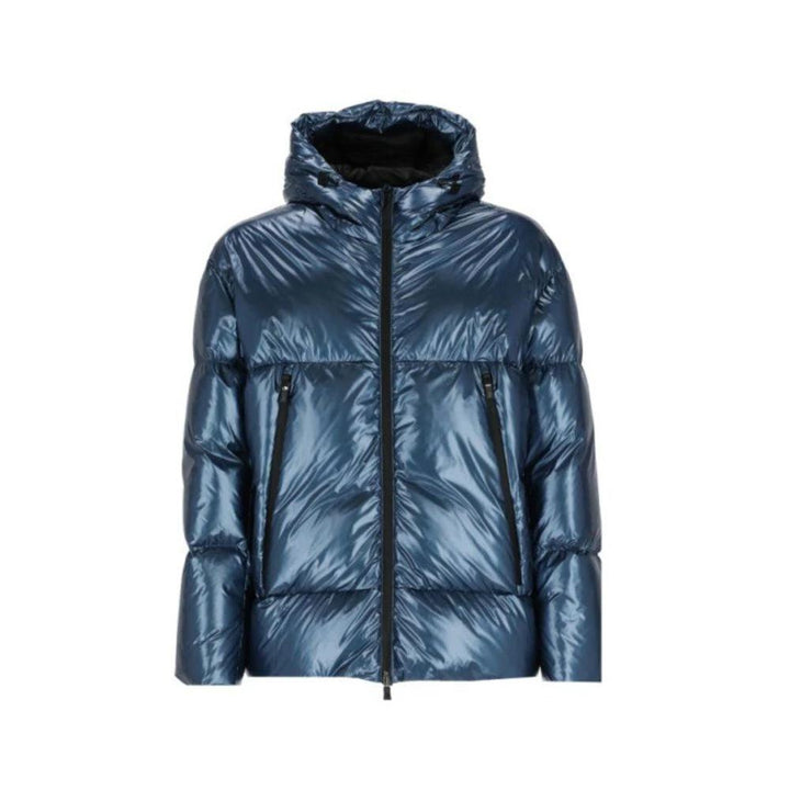 Herno Sample Sale Herno Blue Polyamide Full-Length Jacket - | Designer outlet