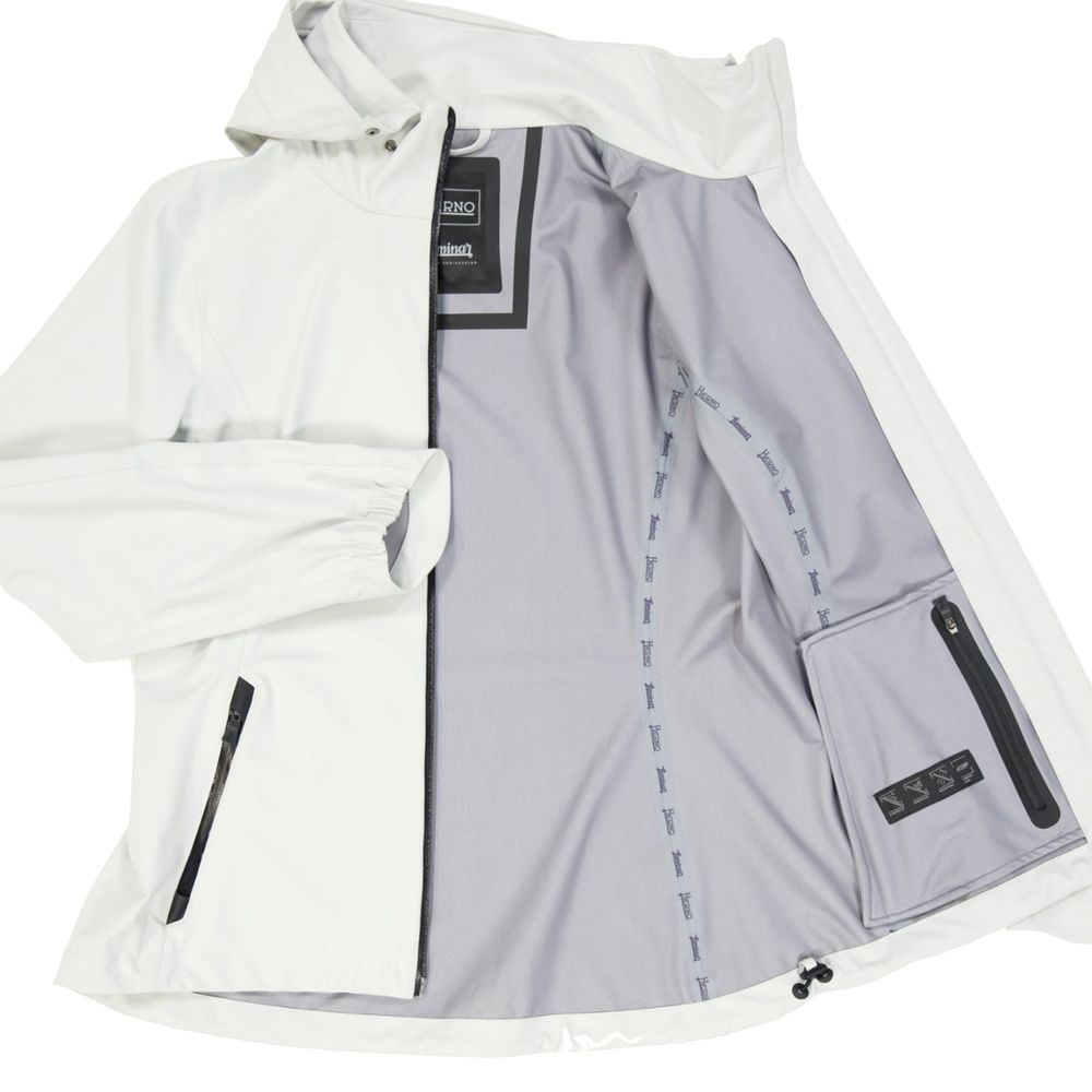 Herno Gray Polyester Rain Coat