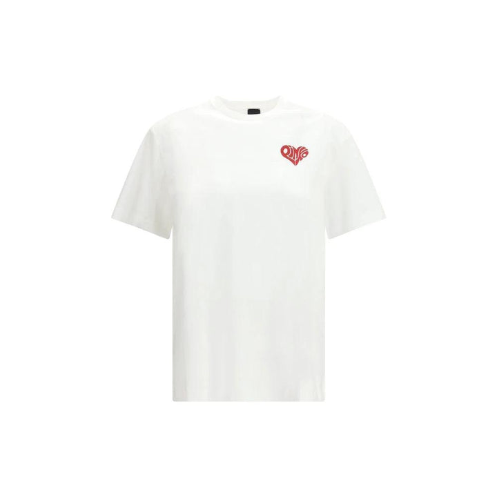 PINKO Sample Sale PINKO White Cotton T-Shirt - | Designer outlet