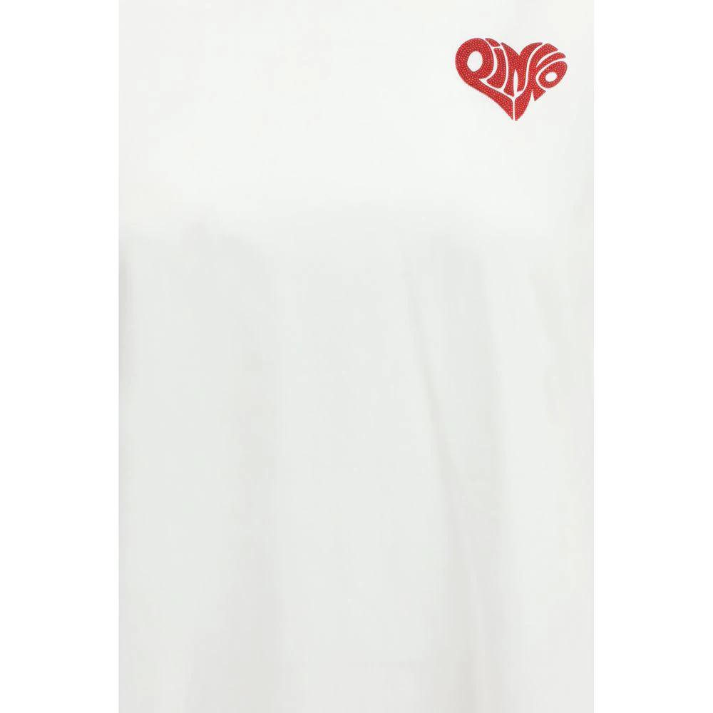 PINKO Sample Sale PINKO White Cotton T-Shirt - | Designer outlet