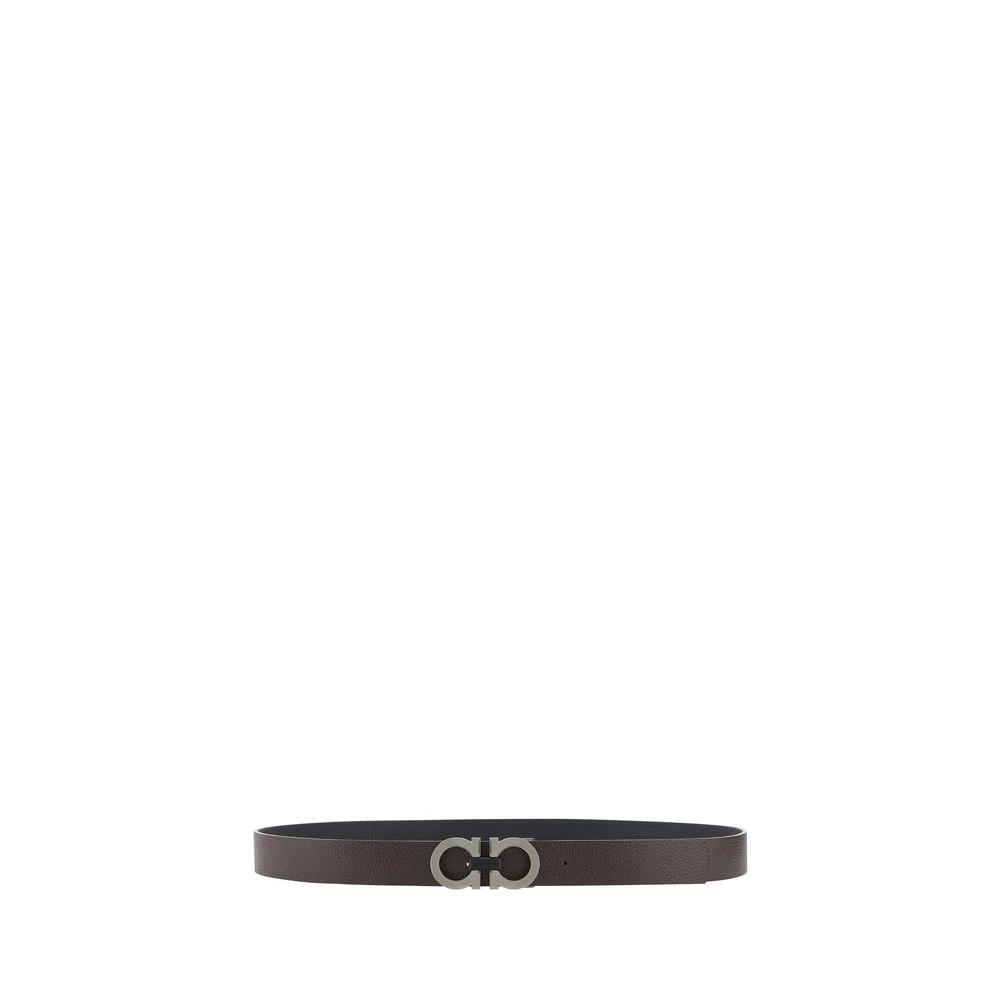 Ferragamo Sample Sale Ferragamo Black Calf Leather Bos Taurus Regular Belt - | Designer outlet
