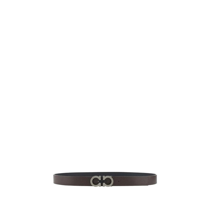 Ferragamo Sample Sale Ferragamo Black Calf Leather Bos Taurus Regular Belt - | Designer outlet