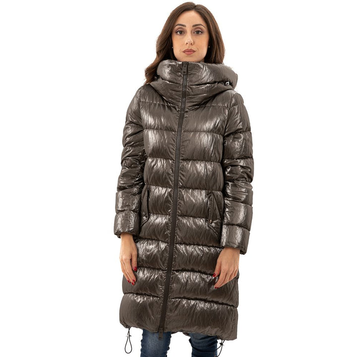 Herno Gray Viscose Parka