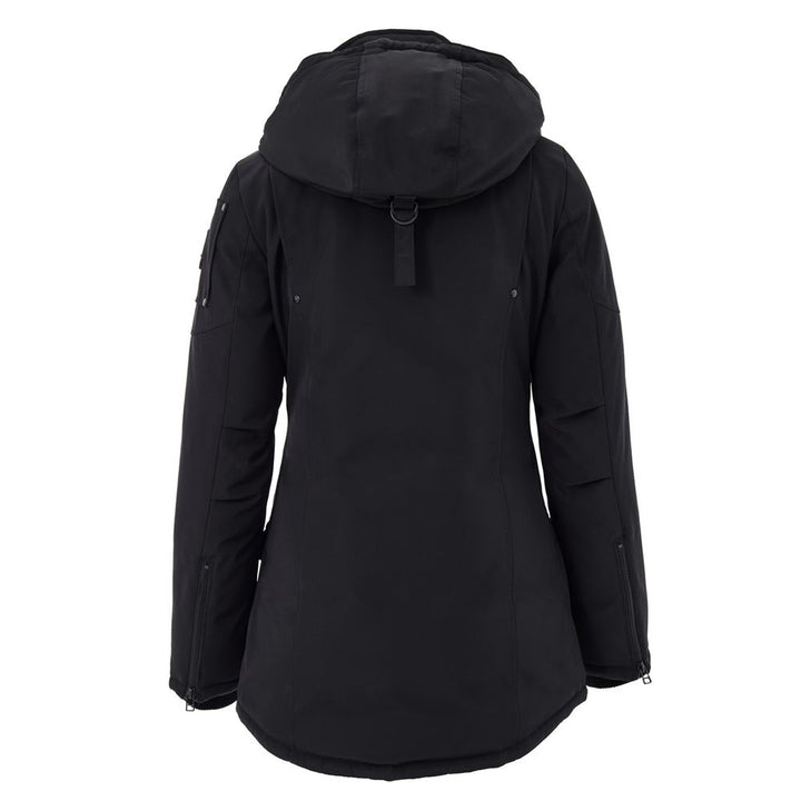 Moose Knuckles Black Cotton Coat