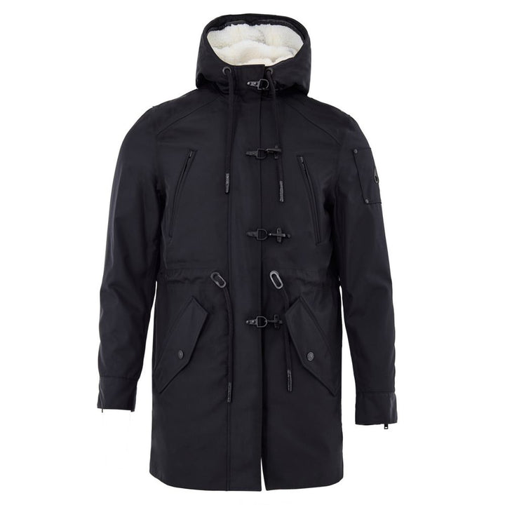 Moose Knuckles Blue Nylon Parka